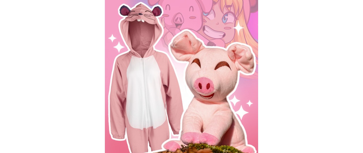 Plüschtiere und Jumpsuit