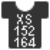 Taille: XS (= taille 152/164)