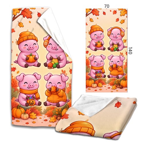 Schinkens Kuschelherbst Microfaser Badetuch