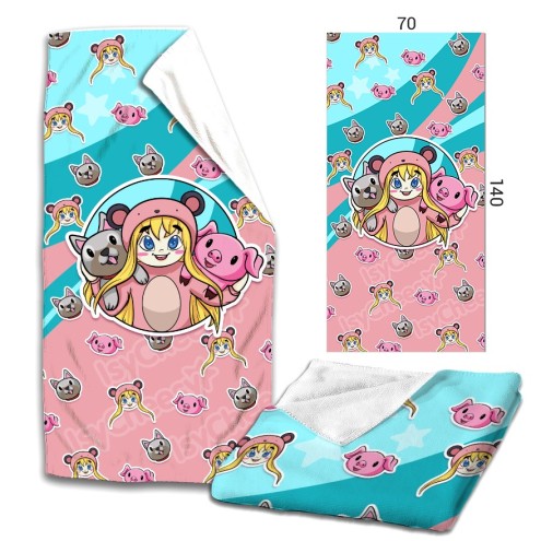 Isy & Pets Serviette de bain en microfibre