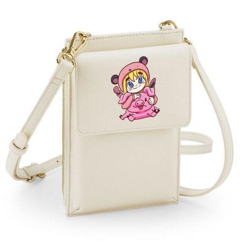 Isy & Schinken cell phone shoulder bag