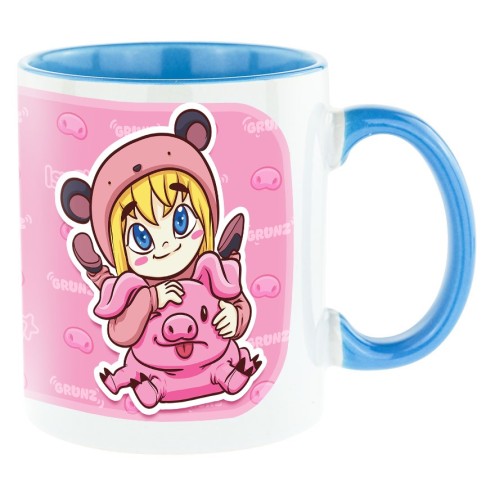 Isy & ham bi-color mug light blue