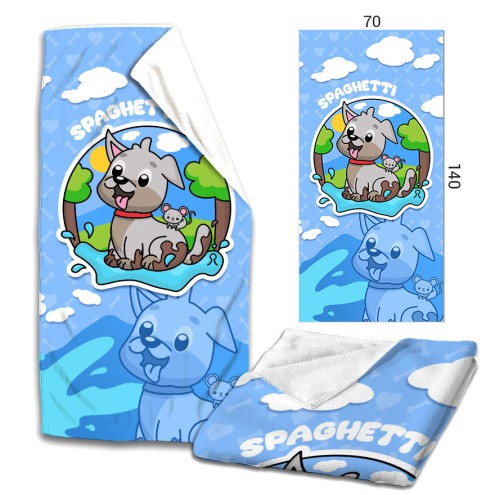 Serviette de bain en microfibre Spaghetti