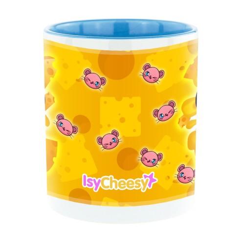 Team Isy bi-color mug light blue
